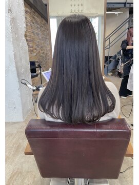 アリー 原宿 表参道(ALLY) 【ALLY 濱田】ブリーチ無し アッシュグレージュ