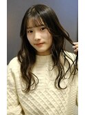 大人可愛い顔周りレイヤーカット
