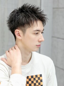 リップス 原宿(LIPPS) 横顔がカッコいいアップバングショート