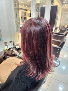 スティラ スムース 高田馬場(Stilla smooth) ピンク系ハイライトフェイスフレーミング