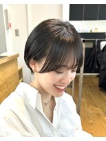 イオエ(ioe)&nbsp;デザインカラー/グランマッシュ/暗めカラー/ミディアムヘア