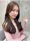 韓国風前髪×レイヤーカット【髪質改善/新宿/レイヤーカット】