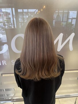 ヘアースペースブルーム ヒーロー 園田店(HAIR SPACE BLOOM hero) 【園田/ケアブリーチ】ミルクティーベージュ