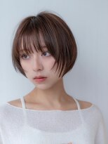 ハバナ 立川(HAVANA)&nbsp;ショートボブ顔周りレイヤーイメチェンオリーブベージュ美髪矯正