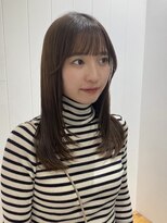 ビューバイネオリーブ 用賀店(Beau'r by neolive)&nbsp;黒髪ボブルフネビージュ小顔ワンレン［用賀］