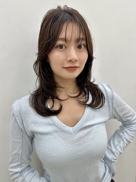 エアー 青山(AIR) レイヤーカットアッシュブラウングレージュ