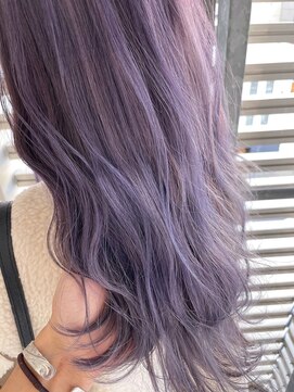 ジーナ 船橋(Zina) 髪質改善＊ロングレイヤーグレーベージュ＊美髪【Zina船橋】