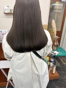 ガーランドギンザ(Garland Ginza) 透明感カラー オリーブグレージュ 水素