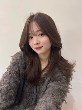 コート 表参道(Cote) cote大島 ミディアムレイヤー グレージュ 透明感カラー