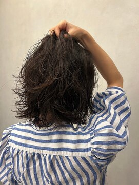 プシュケ(PSYCHE) ボブパーマ×20代30代大人可愛い小顔スタイルニュアンスパーマ