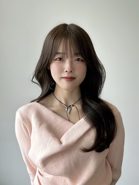 ローレイヤー韓国ヘアレイヤーカットオンニヘア