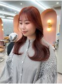 ★★ 似合わせカット韓国 メルティカラーフェミニンロング