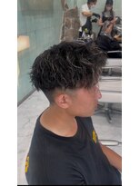 ハーツヘアーズ 五日市店(HEARTS hair's)&nbsp;メンズショート／スパイラルパーマ/特殊パーマ／ツーブロック