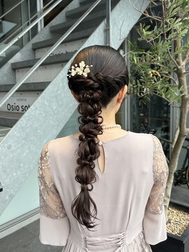 クラリス バイネオ 武蔵小杉(Claris by neo) 編み下ろしヘアアレンジ☆武蔵小杉
