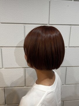 アルゴ 茅ヶ崎(ARUGO) ボブ/オレンジブラウン/暗めカラー