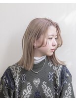 ルプラ ガーデン(le-pla garden)&nbsp;ミルクティーベージュ#切りっぱなし#ケアブリーチ#ダブルカラー