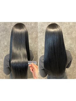 【鳳駅東口徒歩30秒】ダメージレス×柔らかフォルムで、まるで地毛のような美髪ストレートに♪