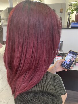 【Ayako】大人ワインレッド