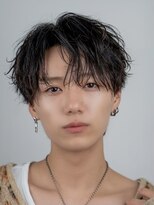 オーシャントーキョーオーバー 渋谷(OCEAN TOKYO OVER) 韓国ヘアニュアンスコンマバングセンターパートフェザーパーマ