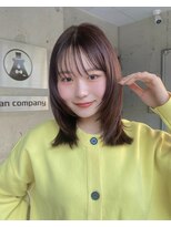 ガーデン 渋谷(GARDEN) 顔周りレイヤー 似合わせ ミディアム フェイスレイヤー