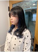 レイヤーカット　インナーカラー
