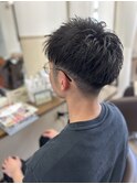 【見附 今町】メンズ アップバンク ツーブロック