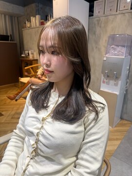 エッセ 大阪梅田茶屋町店(esse) 【梅田】似合わせお顔まわりカット/ベージュカラー