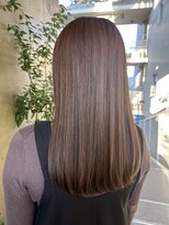 バイ ユア オウン フラワーズ コロン カバ 松本駅前(buy your own flowers : kava)&nbsp;30代40代ロングレイヤー/ミルクブラウン/髪質改善◎