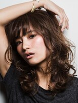 カッファ 東銀座(CUFFA)&nbsp;【CUFFA】無造作カールデザインカラー大人ボブ東銀座築地新富町