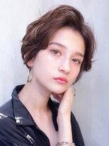 ハバナ 渋谷(HAVANA)&nbsp;【HAVANA 渋谷】クールな耳かけショートボブ/ハンサムショート