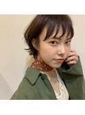耳かけショートボブ