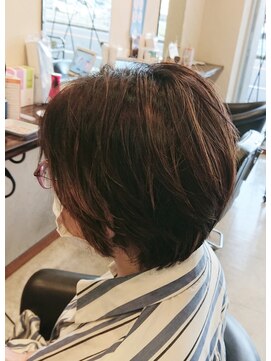 ヘアメイク イアラ 野田(hair make iara) アシンメトリー  スタイル