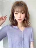 eri ヨシンモリ エギョモリ 韓国ヘアシースルーバングミディアム