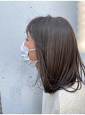【roijir 表参道】くすみブルー×ナチュラルボブ