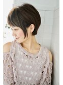 頭の丸みの綺麗なシルエットのショート♪