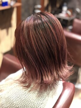 ヘアー クリエイト カルバリ(HAIR CREATE Calbari) ピンクバイオレット&バレイヤージュ