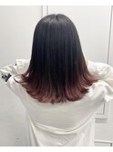 【ALIVE吉祥寺】ラベンダーカラーピンクグラデーション*前髪
