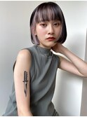 【quon】インナーボブ×コントラストカラー　-天神 今泉 薬院-