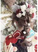 卒業式☆ポニーアレンジ