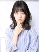 大人可愛い２０代３０代４０代小顔セクシーミディ 暗めカラーB5