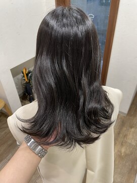 サク(Sac.) グレージュカラー×ブルーグレージュ　Sac.恵比寿　栃木優佑