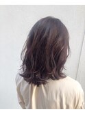 王道ミディアムヘア