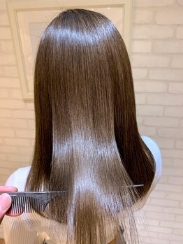 オーブ ヘアー アクト 八女店(AUBE HAIR act)の写真/【当日予約OK☆】こだわりの髪質改善ケアで理想の質感を叶え、あなた史上最高の美髪に◎髪質改善/縮毛矯正