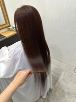 ヘアーカルチャー おゆみ野店(HAIR CULTURE) スーパーロングストレートさらさら艶髪スタイルココアブラウン