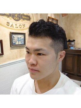 ルドローブラントオオサカ(LUDLOW BLUNT Osaka) 【LUDLOW BLUNT】クラシカル オールバック バーバーヘア 癖毛