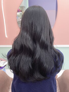 ガーランド(Girland) 【girland】ブルーブラック 韓国風/レイヤーカット