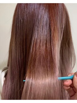 アズール 草加(azule) 髪質改善カラー ピンク【草加/草加駅東口】