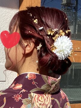 モントン(mon temps) 卒業式にピッタリ！袴にピッタリのヘアセットスペシャル