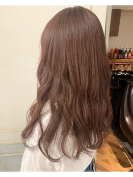ラボヌールヘアーリアン 川越店(La Bonheur hair Lien) 明るめピンクベージュ♪