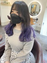 テーラヘアー 鎌取店(TELA HAIR)&nbsp;グラデーション×紫